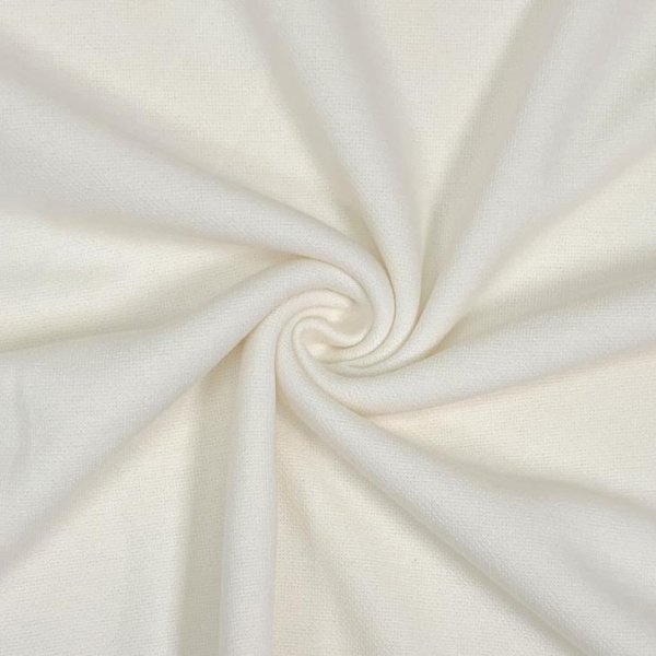 Viskose Strick Jersey - Merino Touch - uni - ecru