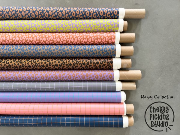 Kunstleder - Happy Collection - Leo - terracotta/rosa - Swafing by Cherry Picking