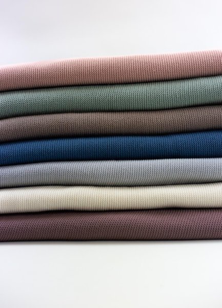 RESTSTÜCK 0,50m!!! - Wellenstrick - Ella - uni grau - Swafing