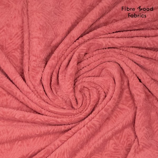 Frottee Jacquard - Struktur - ziegel - Fibremood No. 39