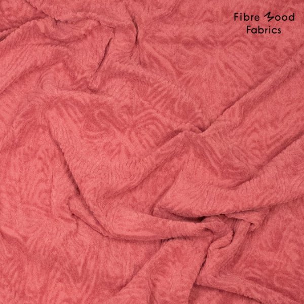 Frottee Jacquard - Struktur - ziegel - Fibremood No. 39
