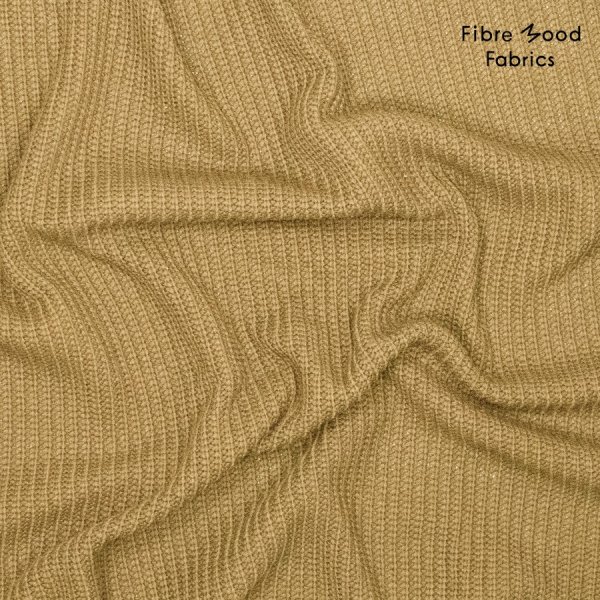 Grobstrick - beige/gold glitzer - Fibremood No. 36