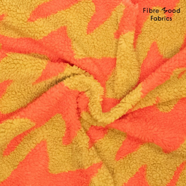Teddyplüsch - Weave - orange/karamel - Fibremood Special No. 5
