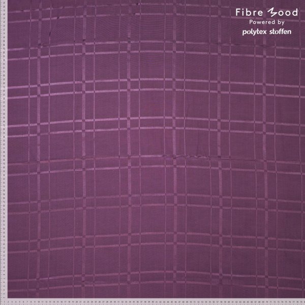 Viskosewebware - Diamonds - aubergine - Fibremood
