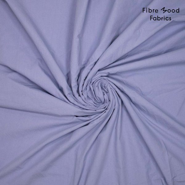 Baumwoll Popeline - stone washed - lilac - Fibremood No. 32