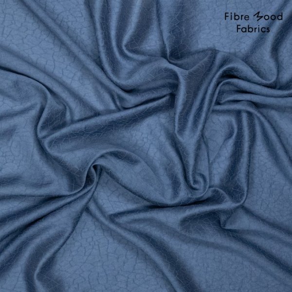 Tencel™ - Crinckle Jacquard - blue - Fibremood No. 38