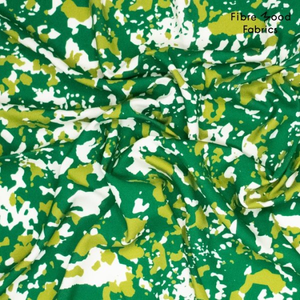 Viskose - Camouflage - green - Fibremood No. 39