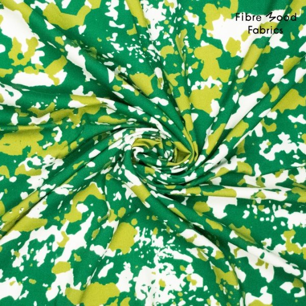 Viskose - Camouflage - green - Fibremood No. 39