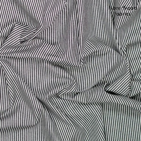 Baumwoll Jeans - Streifen - schwarz/weiß - Fibremood Special No. 5