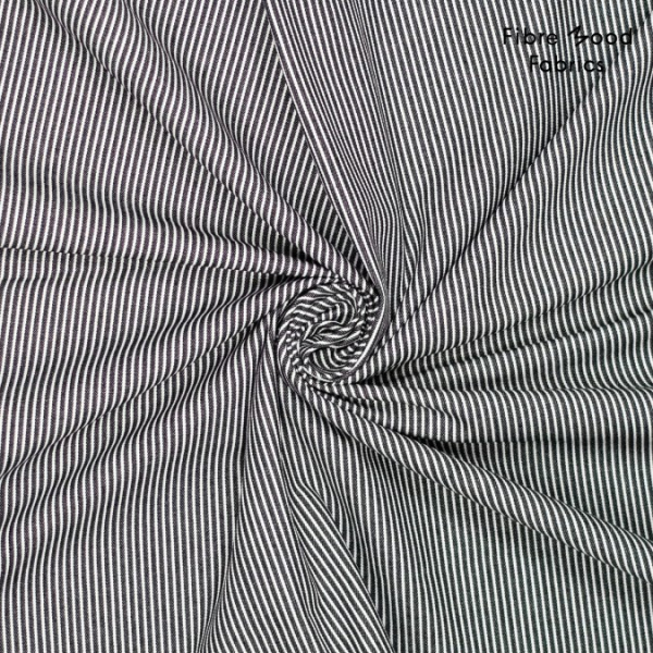 Baumwoll Jeans - Streifen - schwarz/weiß - Fibremood Special No. 5
