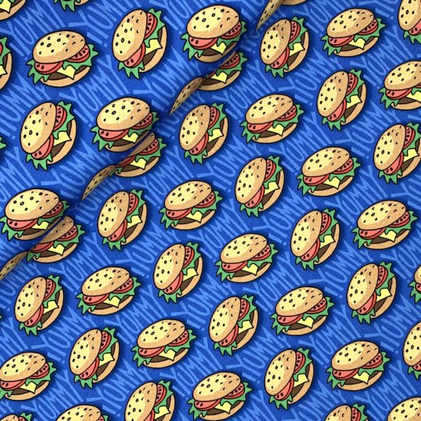 RESTSTÜCK 1,40m !!! - Bio Sweat - Hamburger Liebe - Col. 01 - blau - Classic No. 1 - Hamburger Liebe - Albstoffe