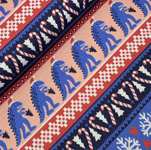 Bio Jacquard - Knitty REXmas - Col. 1 blue navy - REXmas - Hamburger Liebe - Albstoffe