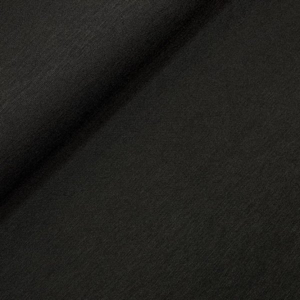 RESTSTÜCK 1,50m !!! - Viskose Strick Jersey - Merino Touch - uni - black