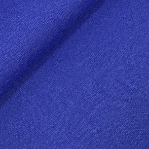 Viskose Strick Jersey - Merino Touch - uni - royal