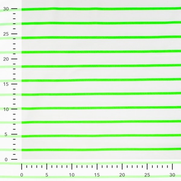 French Terry - Neon Stripes - neon green/white