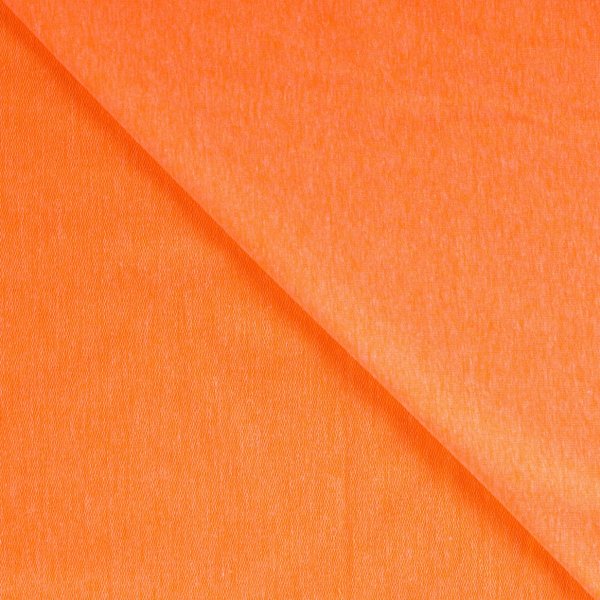 French Terry - uni - neon orange meliert
