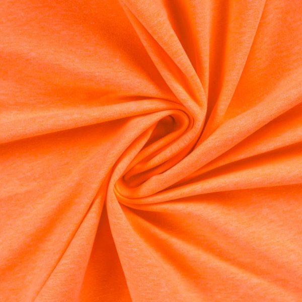 French Terry - uni - neon orange meliert