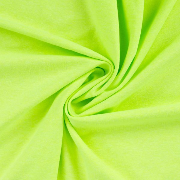 French Terry - uni - neon lime meliert