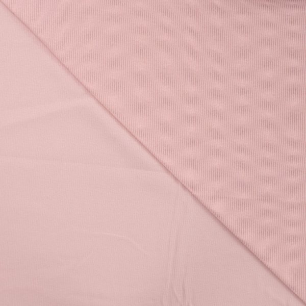 Rib Jersey - Soft - poudre