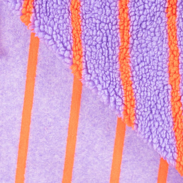 Teddy Plüsch - Lulu Stripes - lila/orange