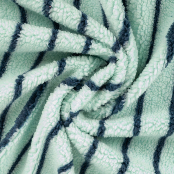 Teddy Plüsch - Lulu Stripes - aqua/petrol