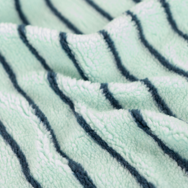 Teddy Plüsch - Lulu Stripes - aqua/petrol