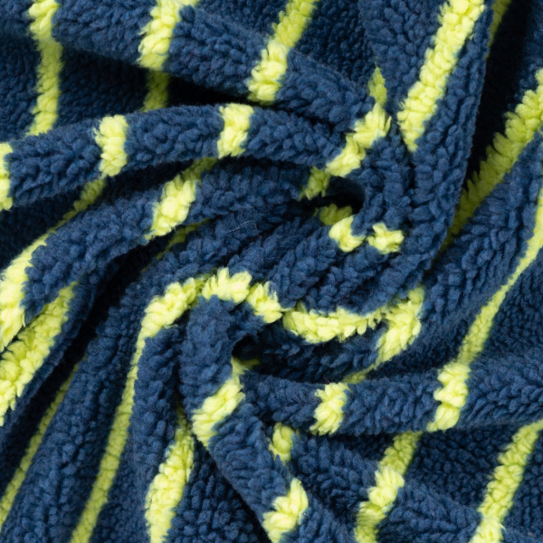 Teddy Plüsch - Lulu Stripes - petrol/lime