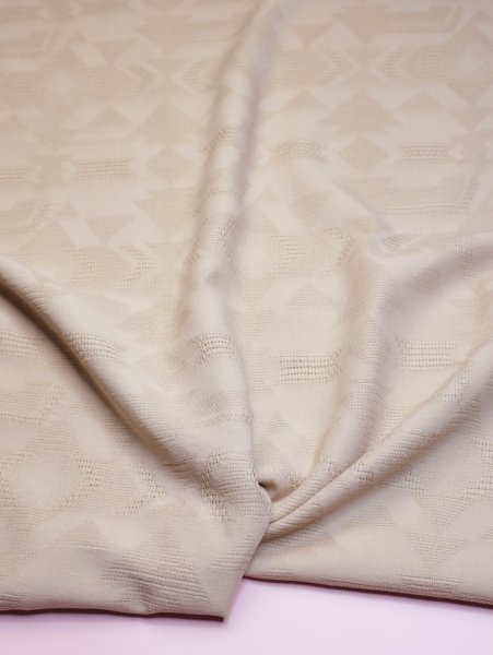 Viskose Baumwoll Jacquard mit ECOVERO™ Viskose Fasern - Vita - warm sand - meetMilk