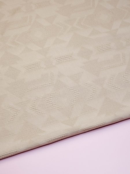 Viskose Baumwoll Jacquard mit ECOVERO™ Viskose Fasern - Vita - warm sand - meetMilk