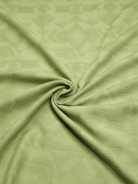 Viskose Baumwoll Jacquard mit ECOVERO™ Viskose Fasern - Vita - soft apple - meetMilk