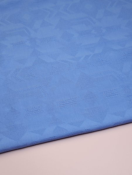 Viskose Baumwoll Jacquard mit ECOVERO™ Viskose Fasern - Vita - bright blue - meetMilk