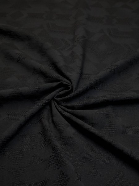 Viskose Baumwoll Jacquard mit ECOVERO™ Viskose Fasern - Vita - black - meetMilk