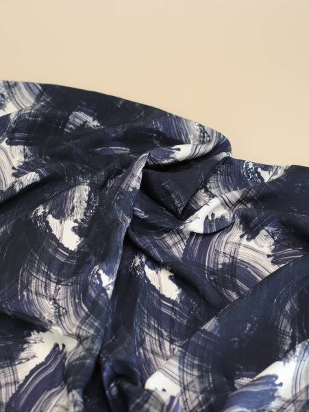 Viskose mit LENZING™ ECOVERO™ Fasern - Bea Brush - dark navy - meetMilk