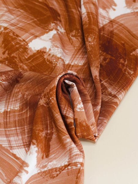 Viskose mit LENZING™ ECOVERO™ Fasern - Bea Brush - nougat - meetMilk