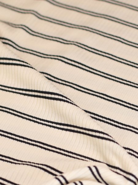 Derby Slim Stripe Jersey mit TENCEL™Modal - shell - MeetMilk