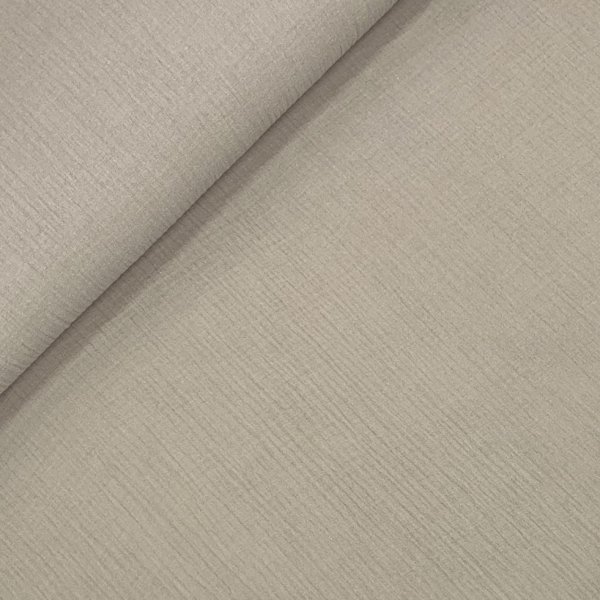 Musselin - uni - taupe