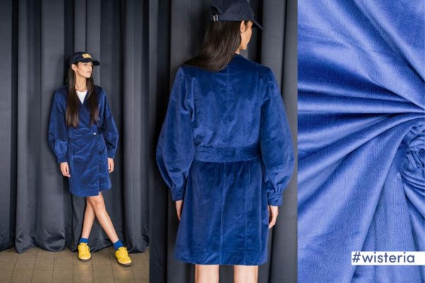 Cord - Stretch - blue - Fibremood No. 31