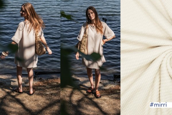 Strick Baumwollgemisch - beige - Fibremood No. 34