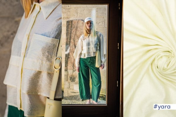 Tencel™ - Crinckle Jacquard - ecru - Fibremood No. 38