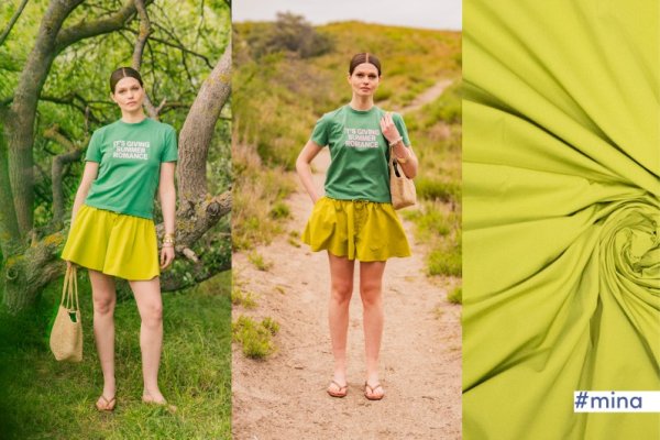 Trenchcoat - water resistant - lime - Fibremood No. 39