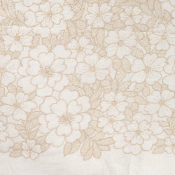 Baumwoll Webware - Nerina - Embroderie - sand