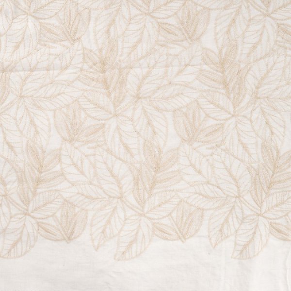 Baumwoll Webware - Ylvie - Embroderie - sand