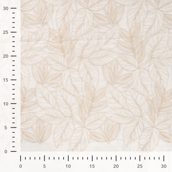 Baumwoll Webware - Ylvie - Embroderie - sand