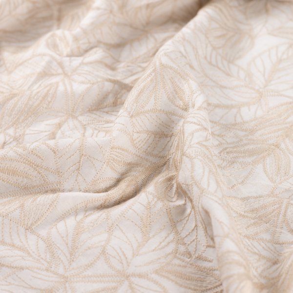 Baumwoll Webware - Ylvie - Embroderie - sand