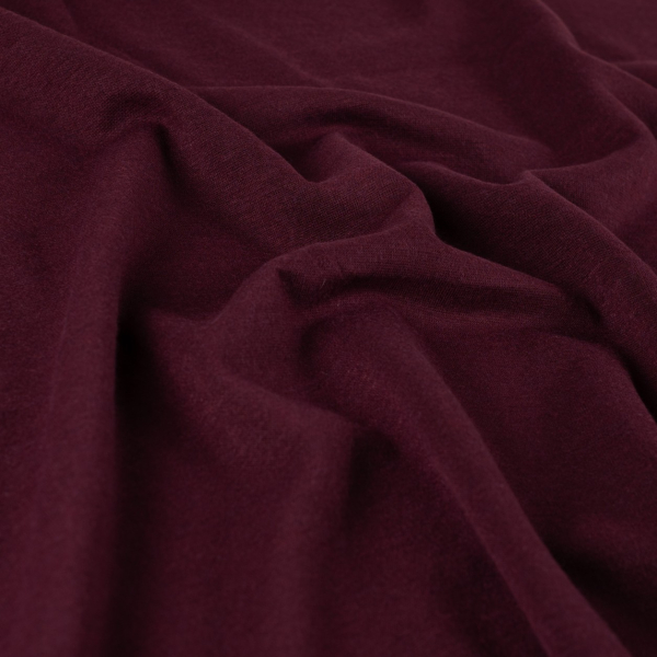 Viskose Strick Jersey - Merino Touch - uni - bordeaux
