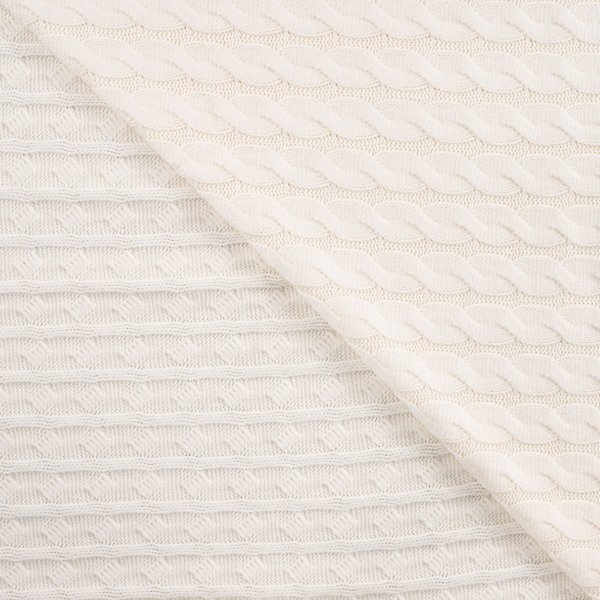 Viskose Strick - Cozy Twist - ecru