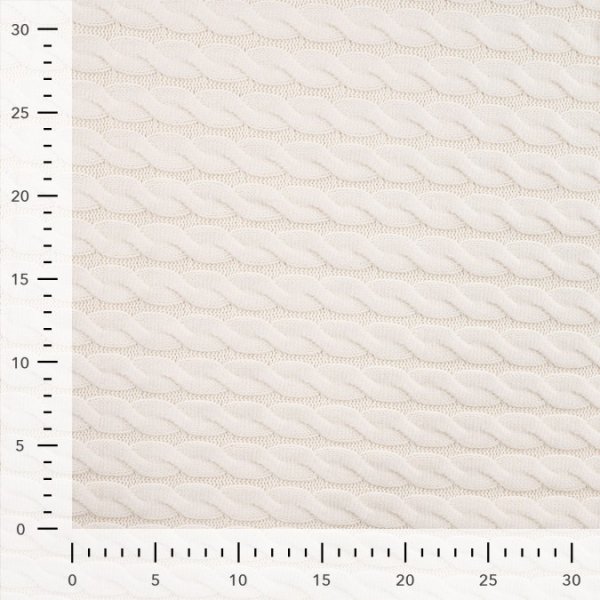 Viskose Strick - Cozy Twist - ecru