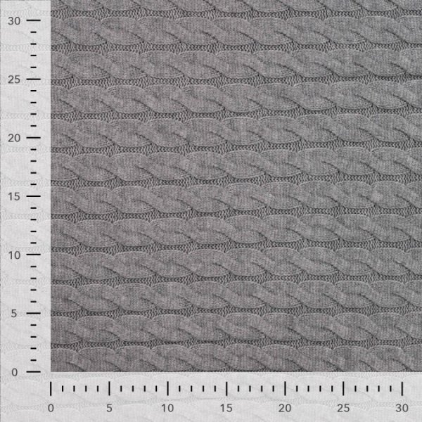 Viskose Strick - Cozy Twist - grey melange
