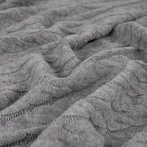 Viskose Strick - Cozy Twist - grey melange