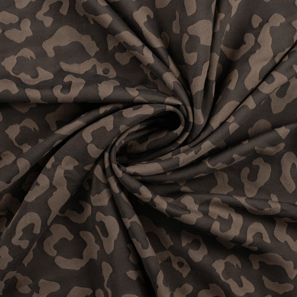 Doubleface Viskose Gemisch - Leo - brown
